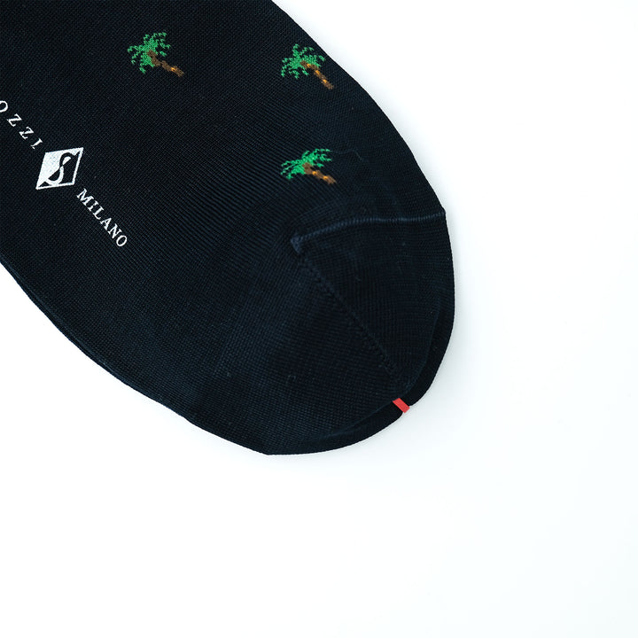 PALM コンテンポラリーコットン ショートソックス NAVY