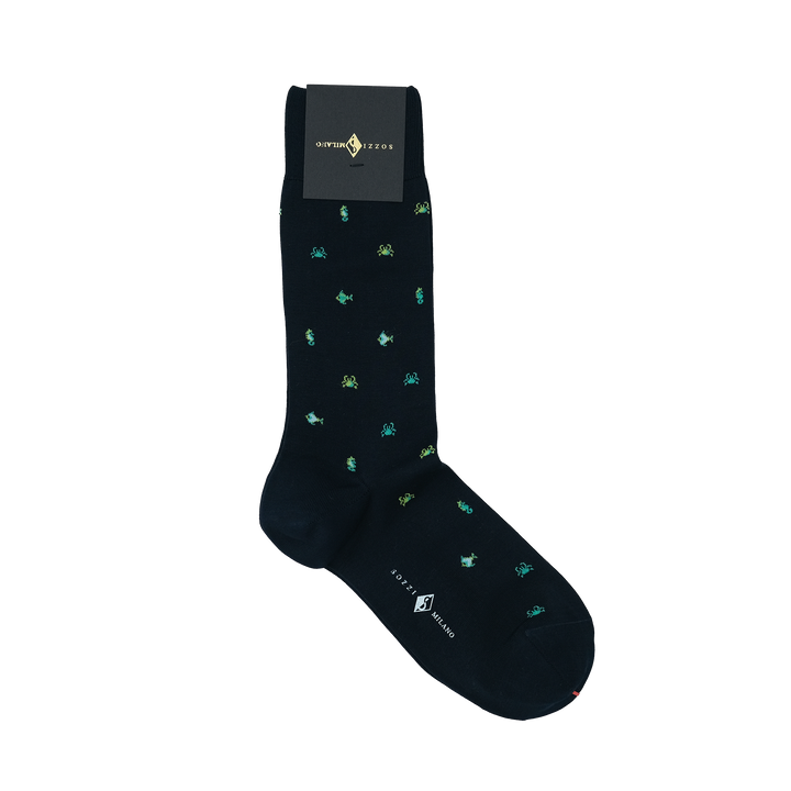 THE SEA コンテンポラリーコットン ショートソックス NAVY