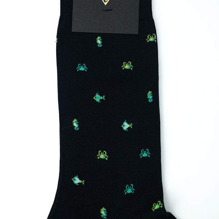 THE SEA コンテンポラリーコットン ショートソックス NAVY