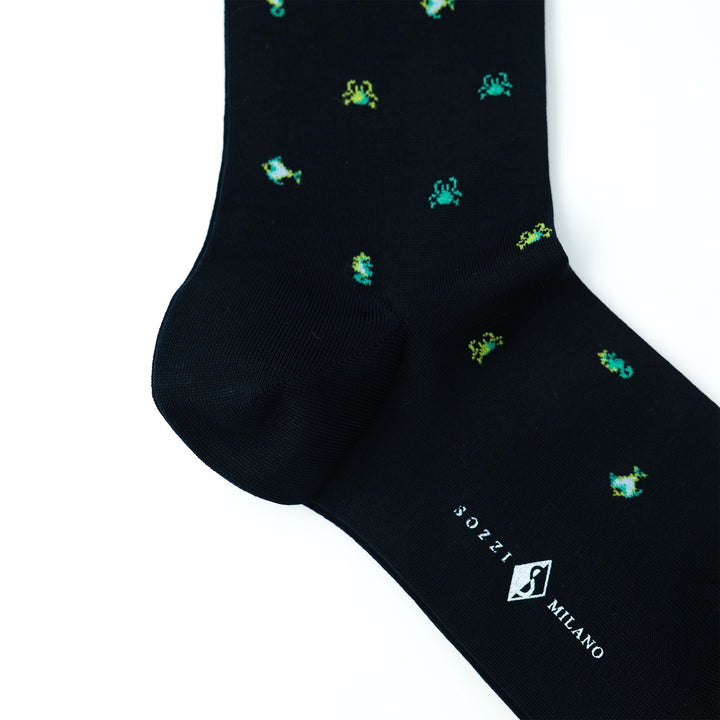 THE SEA コンテンポラリーコットン ショートソックス NAVY