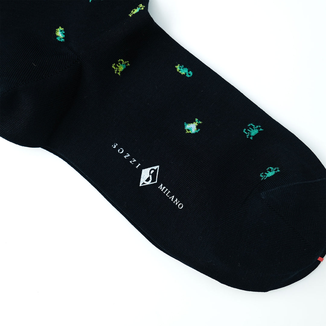 THE SEA コンテンポラリーコットン ショートソックス NAVY