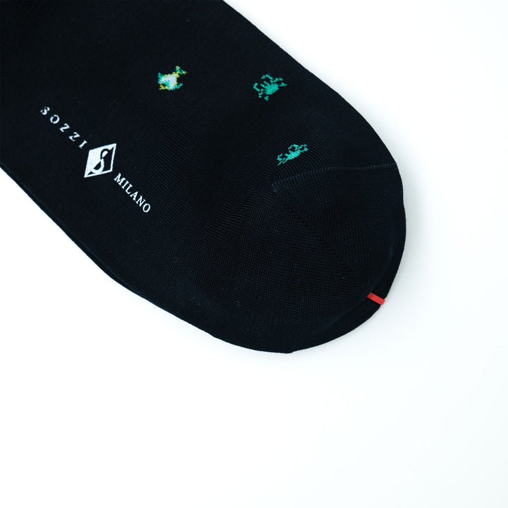 THE SEA コンテンポラリーコットン ショートソックス NAVY