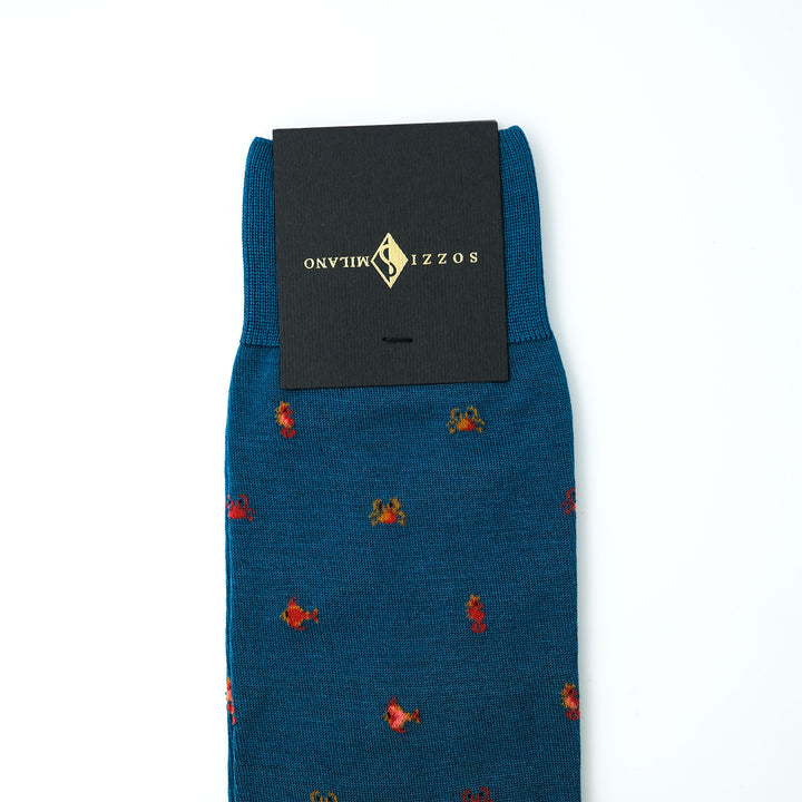 THE SEA コンテンポラリーコットン ショートソックス TEAL