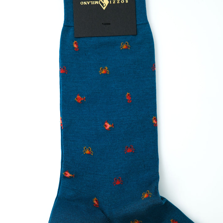 THE SEA コンテンポラリーコットン ショートソックス TEAL