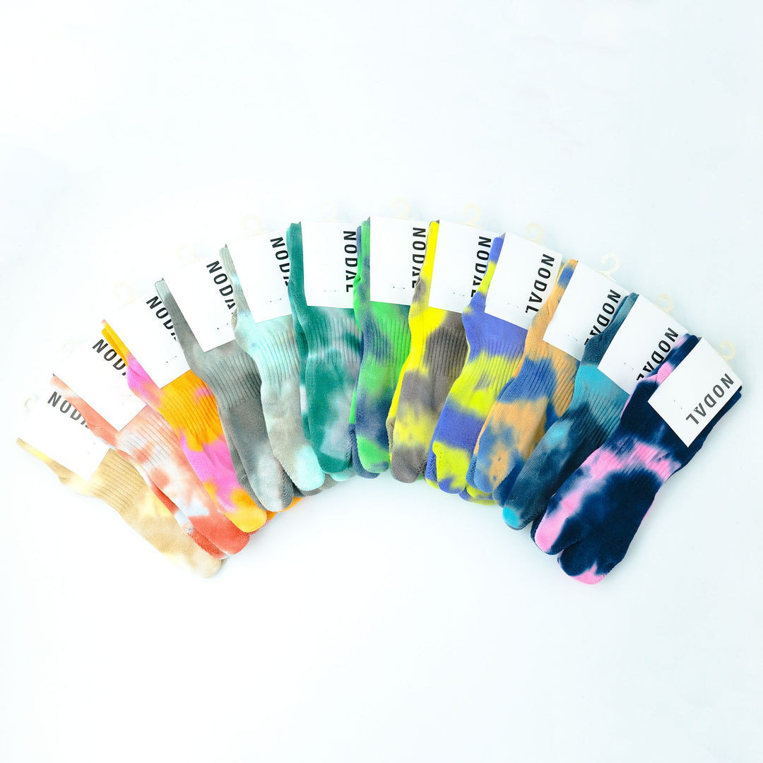 Tie Dye Socks LIGHT GRAY × CHARCOAL