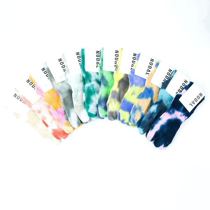 Tie Dye Socks SODA×KHAKI GRAY