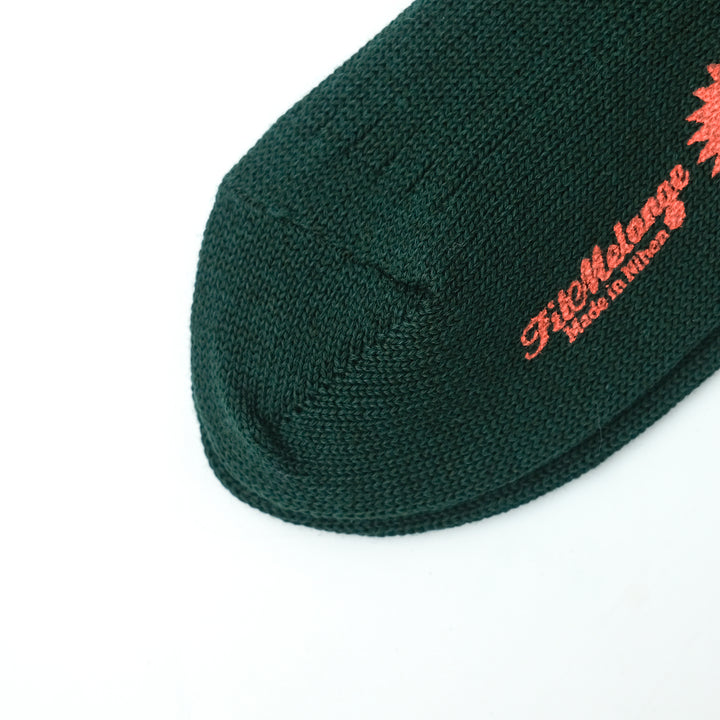 【WOMENS】CODY / コディ COTTON WOOL SOCKS DARK GREEN