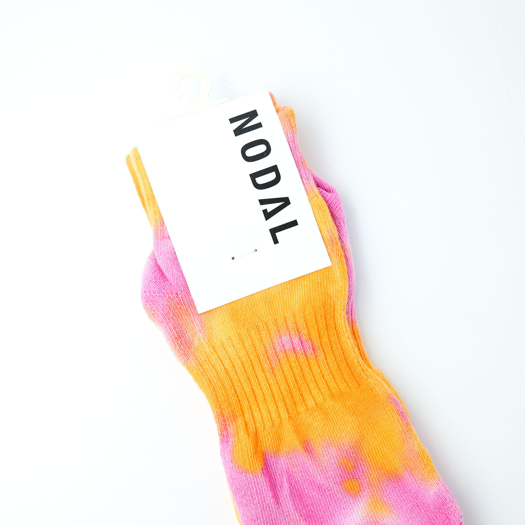 Tie Dye Socks ORANGE×PINK