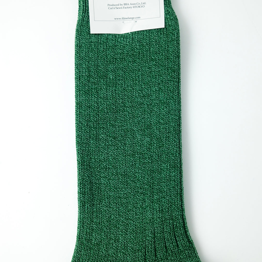 【WOMENS】CODY / コディ COTTON WOOL SOCKS VIRIDIAN
