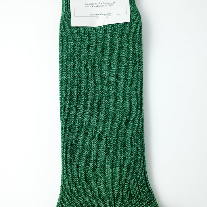 【WOMENS】CODY / コディ COTTON WOOL SOCKS VIRIDIAN