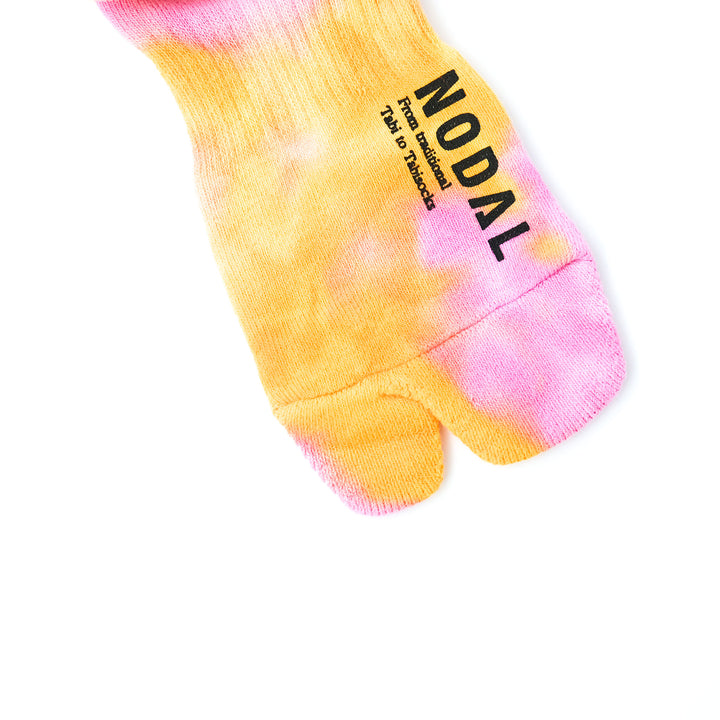 Tie Dye Socks ORANGE×PINK