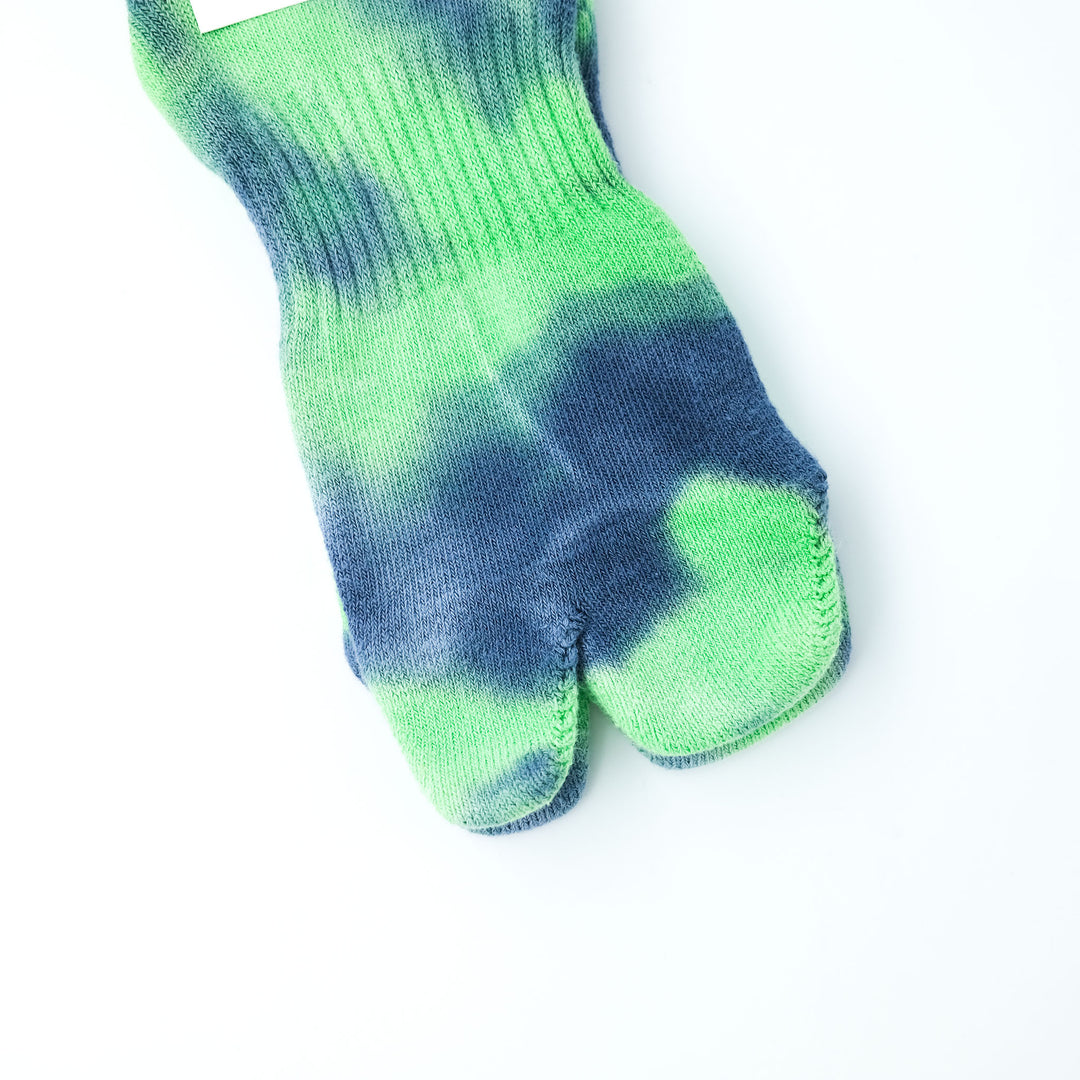 Tie Dye Socks NAVY×GREEN