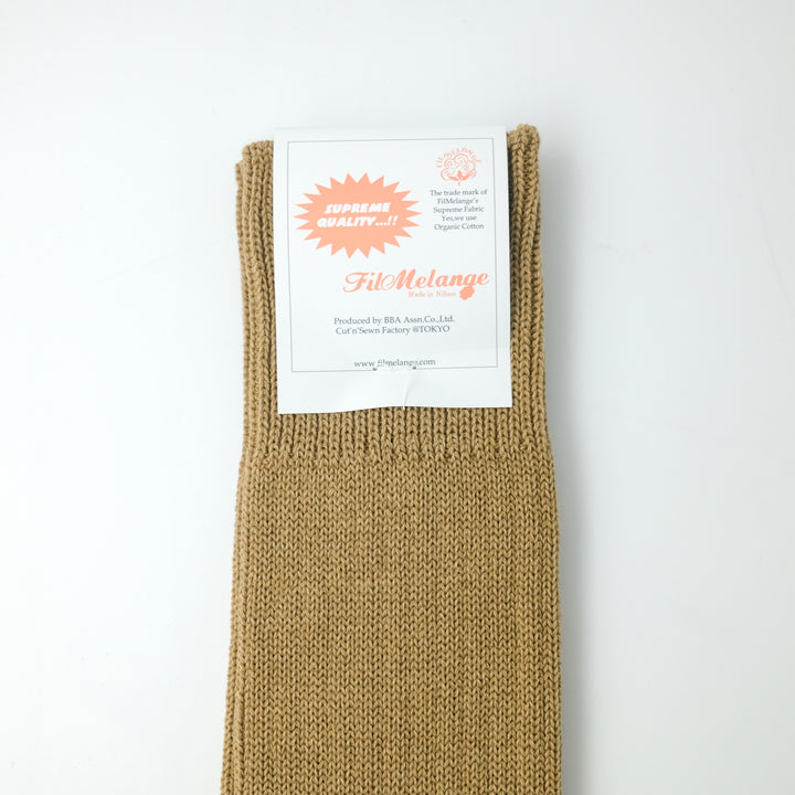 【WOMENS】CODY / コディ COTTON WOOL SOCKS CAMEL