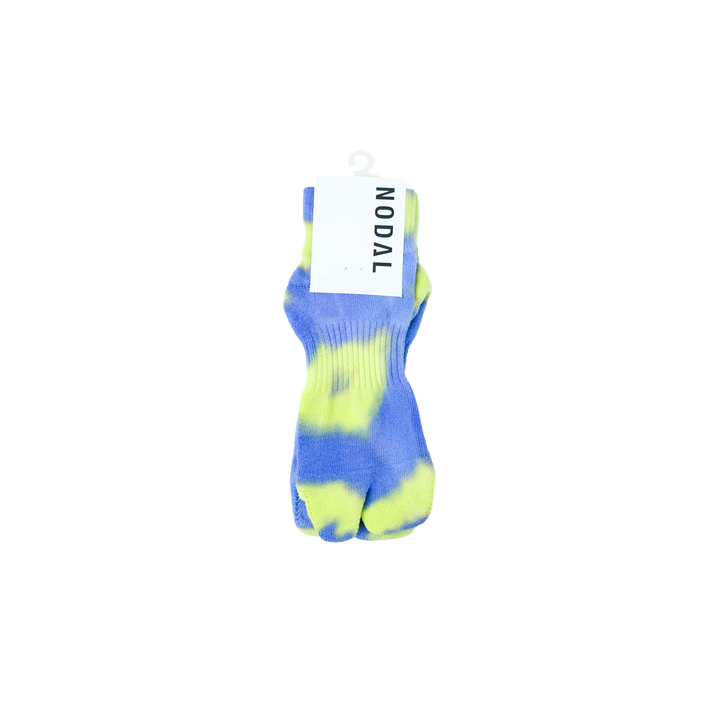 Tie Dye Socks PURPLE×YELLOW GREEN