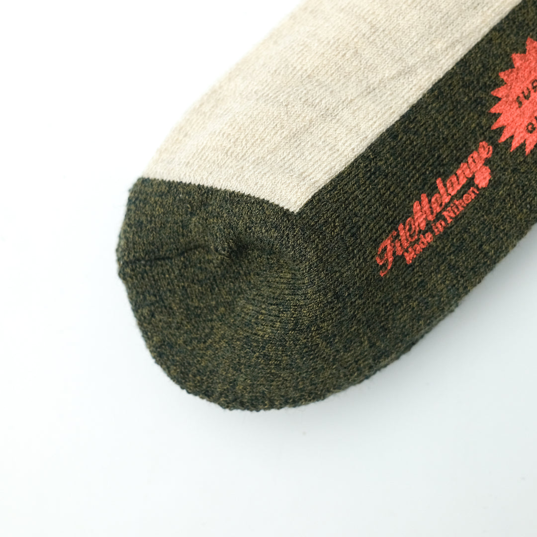 【WOMENS】RICHARD / リチャード COTTON WOOL SOCKS ECRU/BEIGE/KHAKI