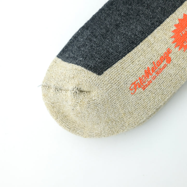 【MENS】RICHARD / リチャード COTTON WOOL SOCKS CHARCOAL/PLUM/ECRU