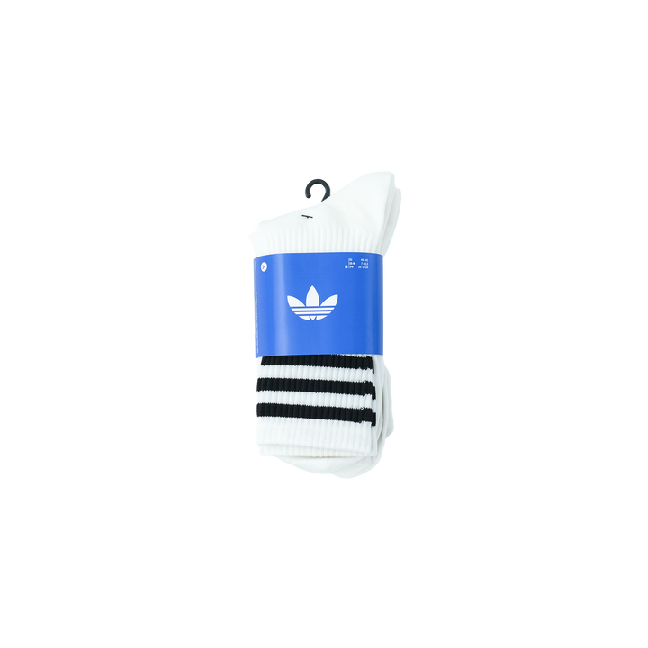 adidas Originals  CRW SCK スリーストライプス クルーソックス 3PACK WHITE