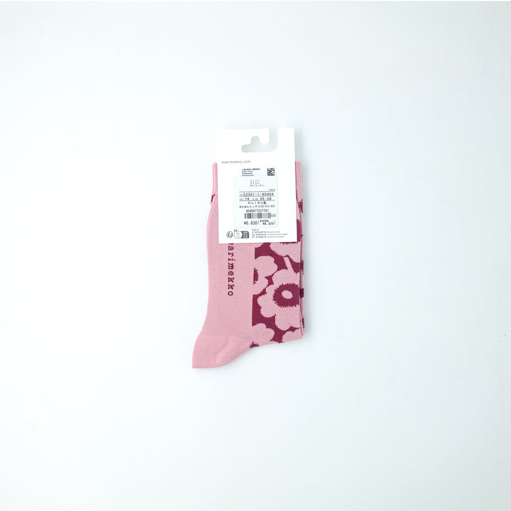Linjaus Unikko ピンク×ワインレッド