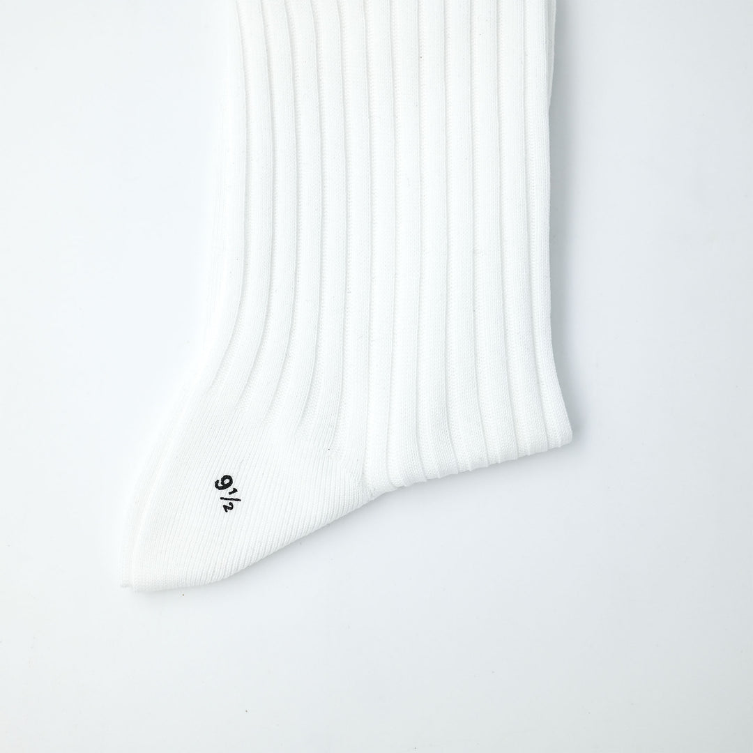 【WOMENS】FINE GAUGE WOMENS SOCKS WHITE