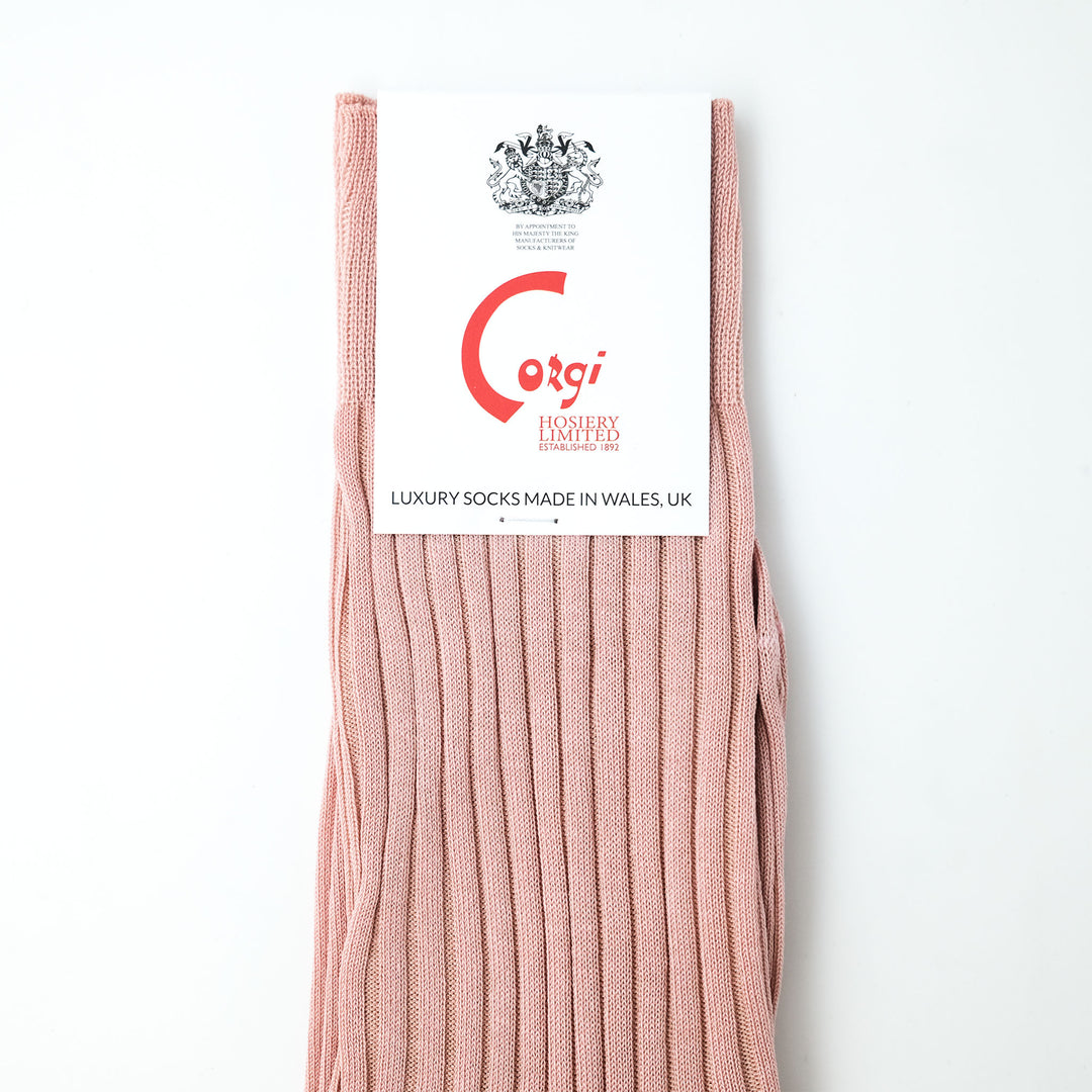 【WOMENS】FINE GAUGE WOMENS SOCKS PINK