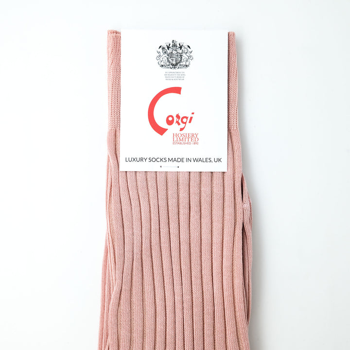 【WOMENS】FINE GAUGE WOMENS SOCKS PINK