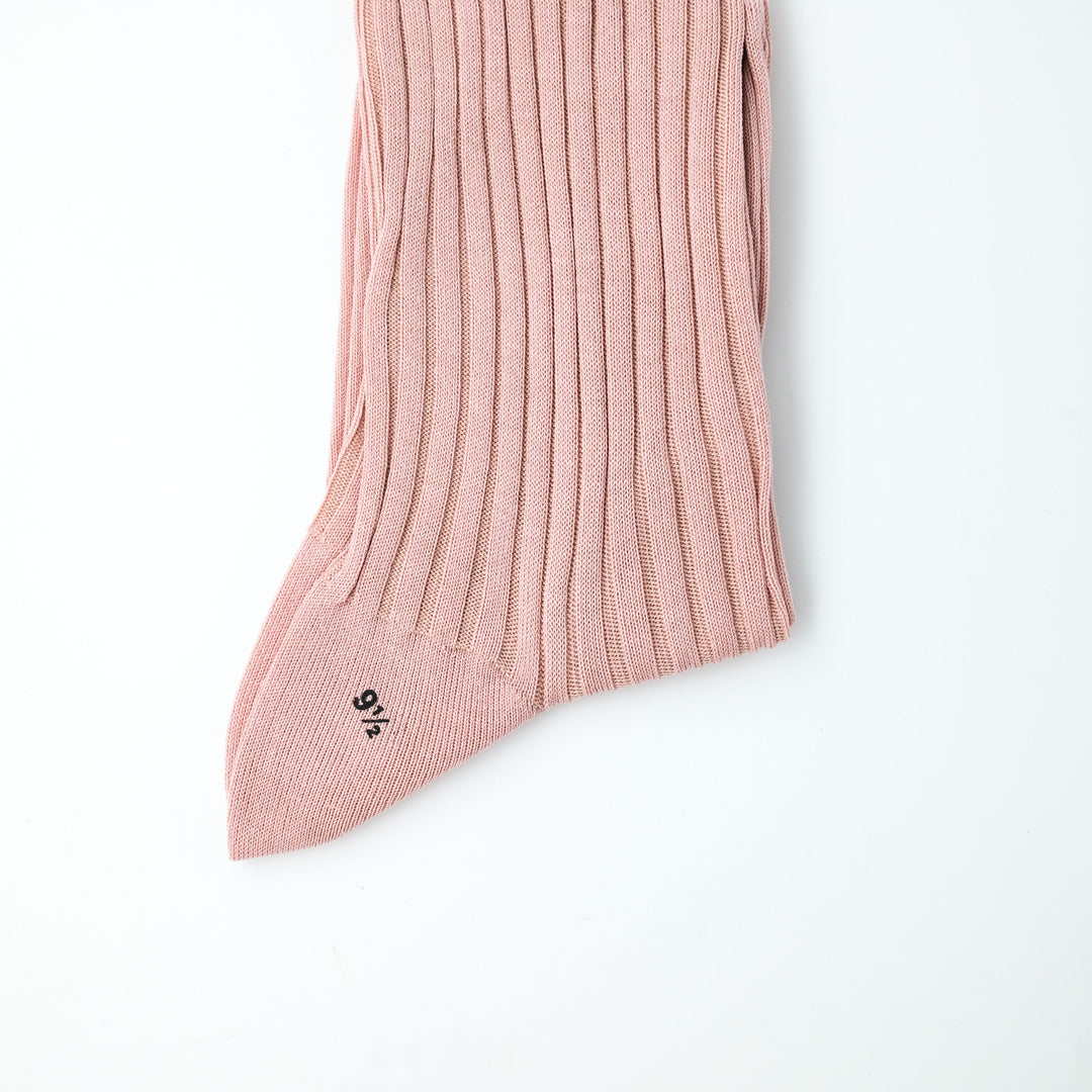 【WOMENS】FINE GAUGE WOMENS SOCKS PINK