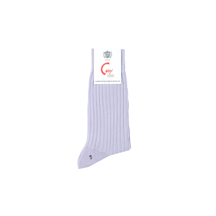 【WOMENS】FINE GAUGE WOMENS SOCKS LILAC