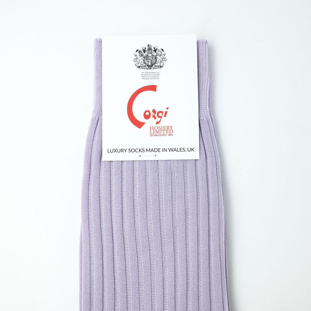 【WOMENS】FINE GAUGE WOMENS SOCKS LILAC
