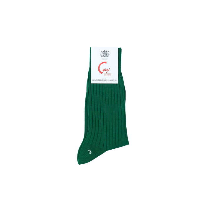 【WOMENS】FINE GAUGE WOMENS SOCKS GREEN