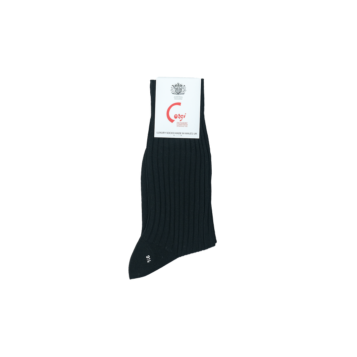 【WOMENS】FINE GAUGE WOMENS SOCKS BLACK