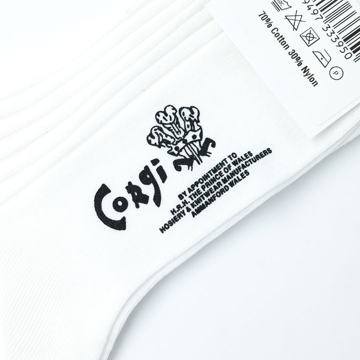 【WOMENS】FINE GAUGE WOMENS SOCKS WHITE