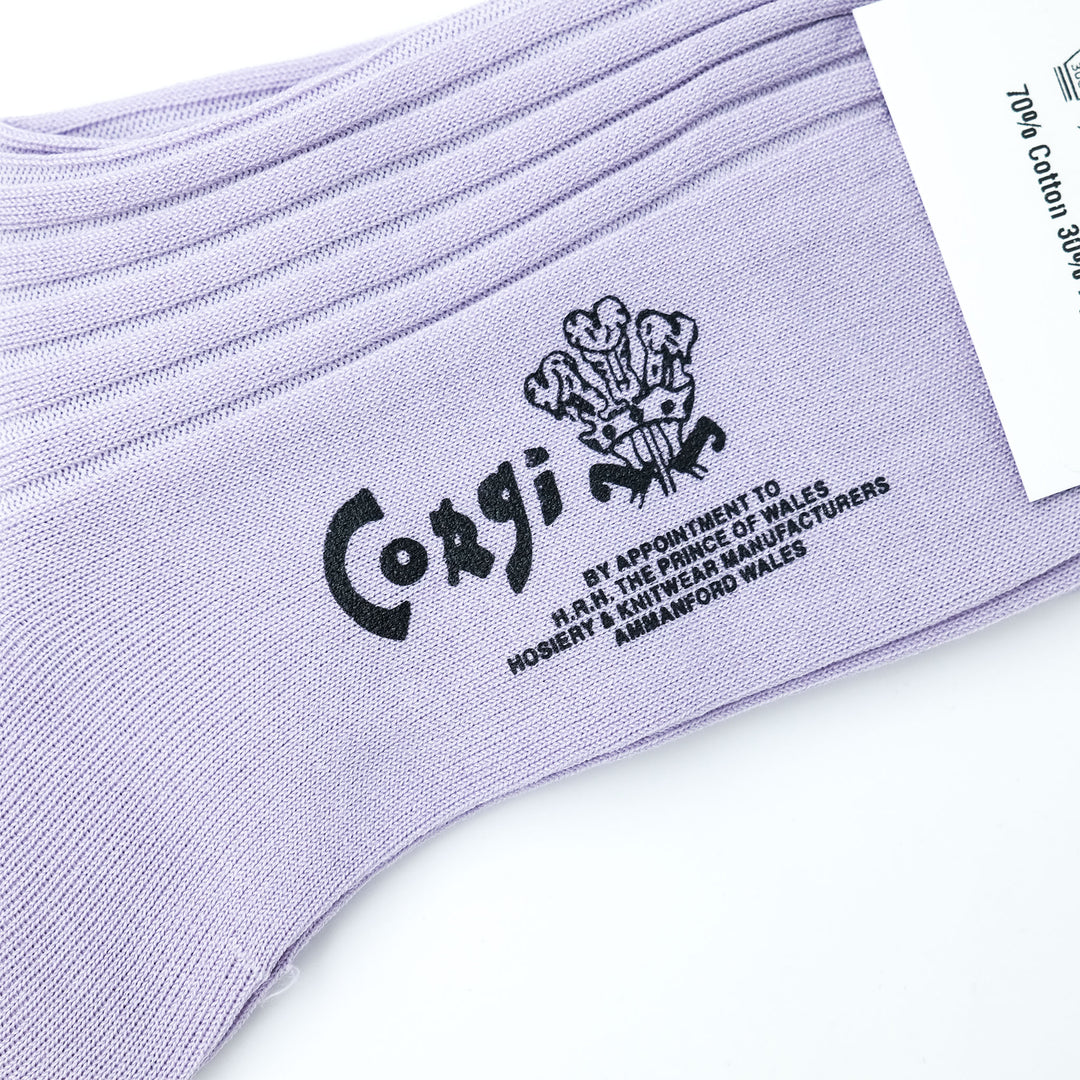 【WOMENS】FINE GAUGE WOMENS SOCKS LILAC