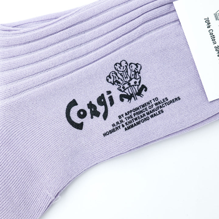 【WOMENS】FINE GAUGE WOMENS SOCKS LILAC