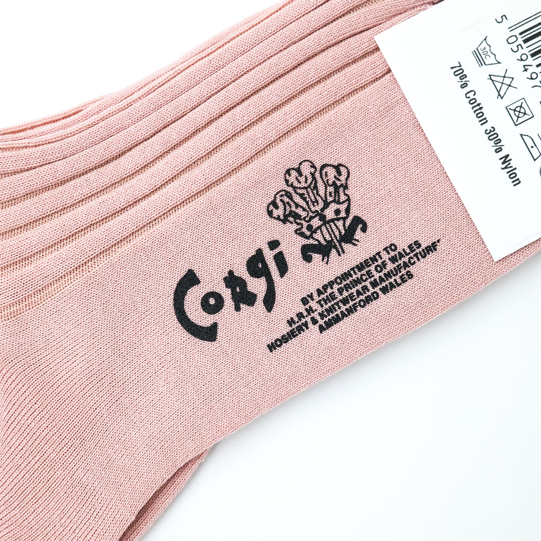 【WOMENS】FINE GAUGE WOMENS SOCKS PINK