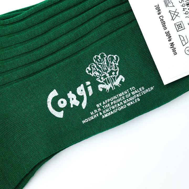 【WOMENS】FINE GAUGE WOMENS SOCKS GREEN