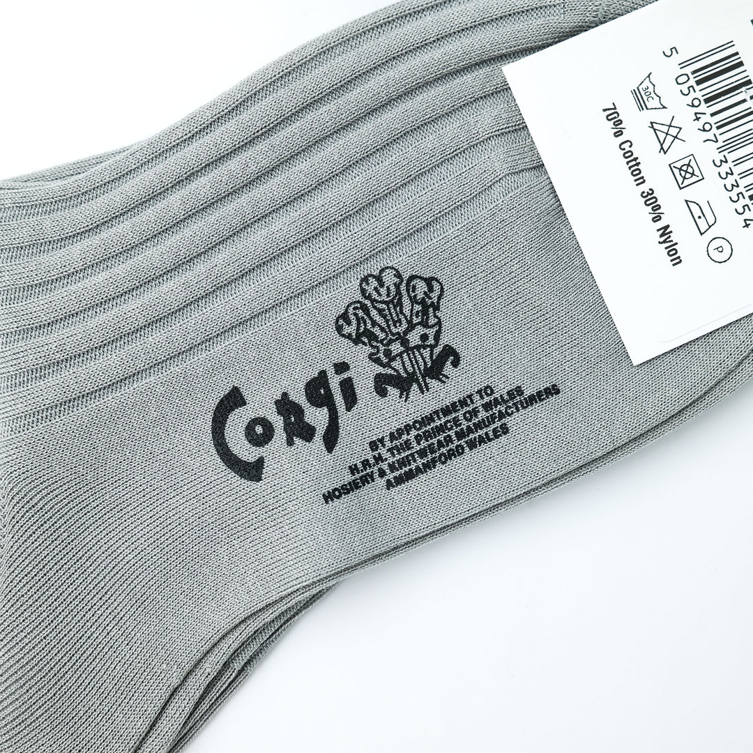 【WOMENS】FINE GAUGE WOMENS SOCKS LT.GREY