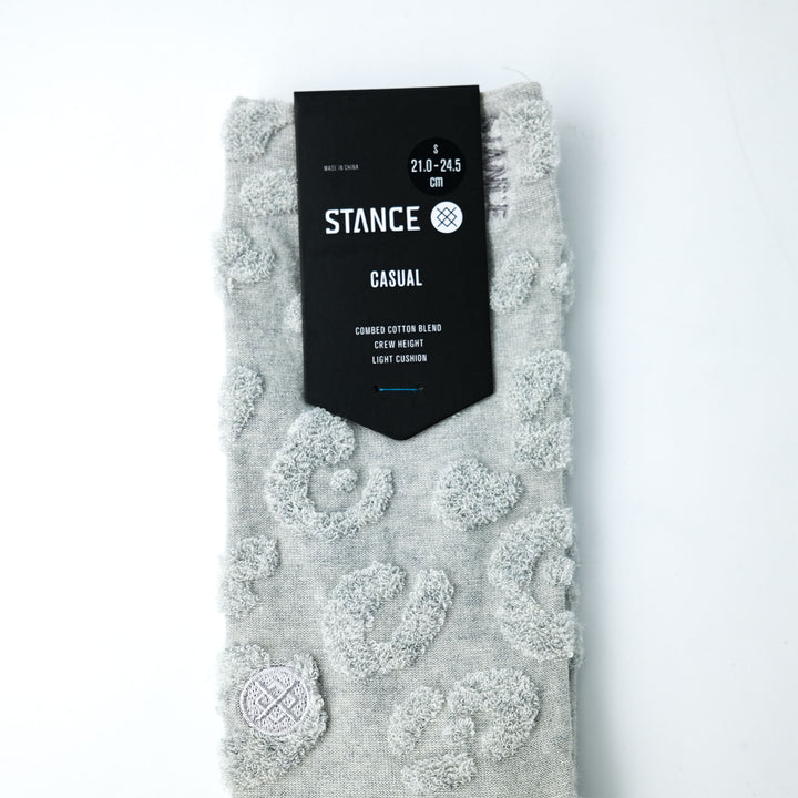 TERRY CHEETAH CREW（HEATHER GREY）S