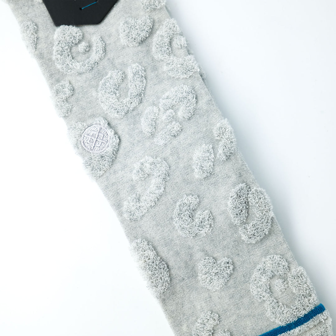 TERRY CHEETAH CREW（HEATHER GREY）S