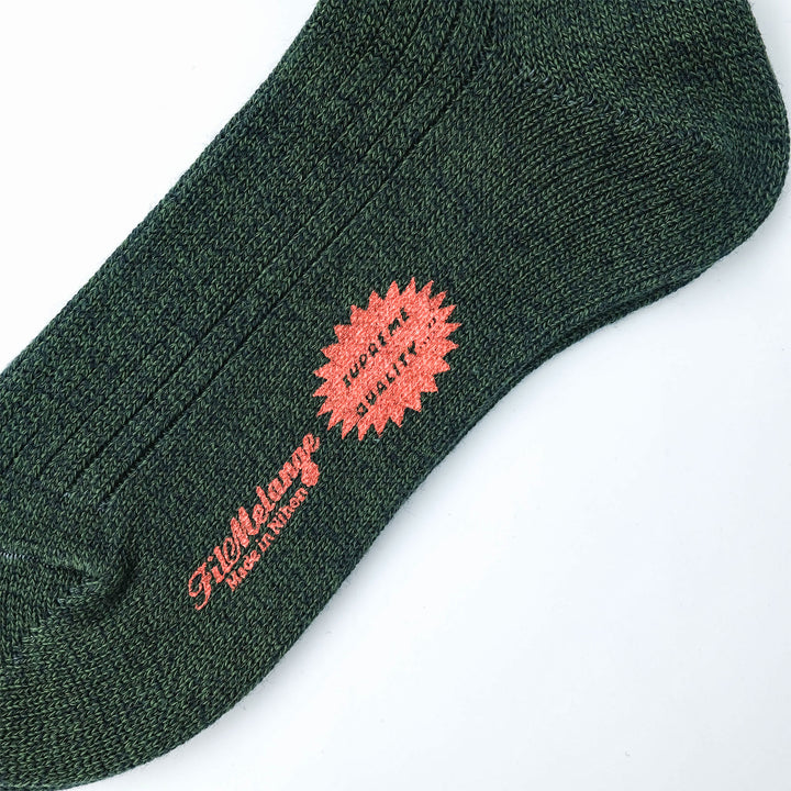 【WOMENS】CODY2 / コディ2 COTTON WOOL SOCKS MOSS CHARCOAL