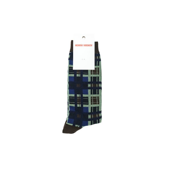 Checks Socks Homme Checks Navy