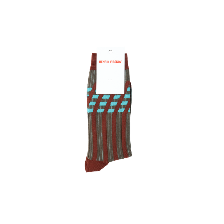 Stripes Socks Homme Stripes Bordeaux