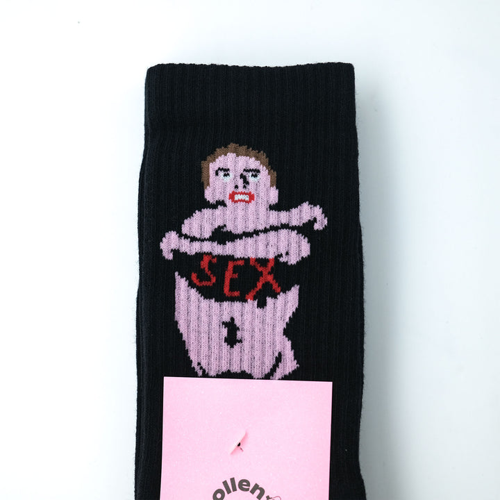 Sock Strip Tease BLACK