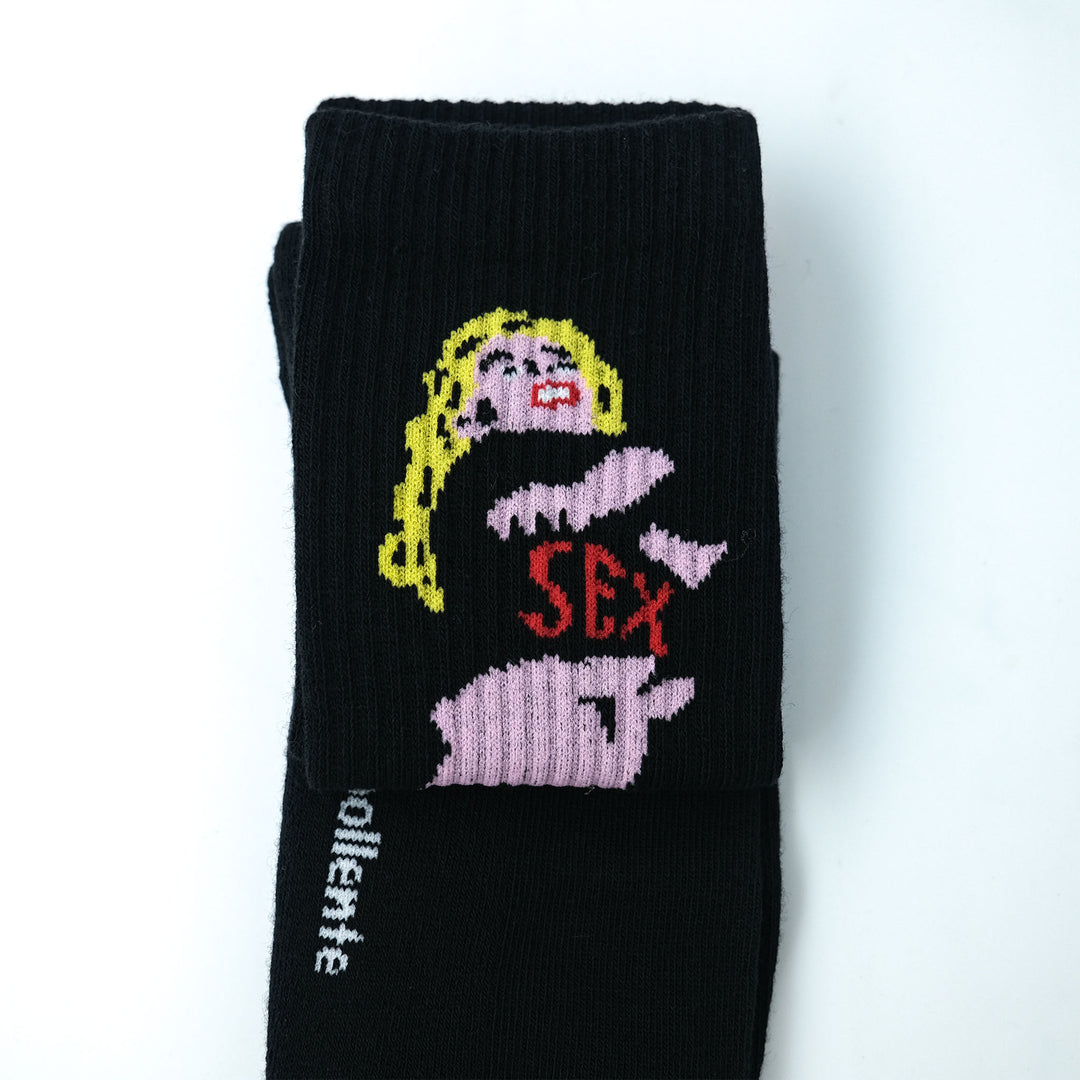 Sock Strip Tease BLACK