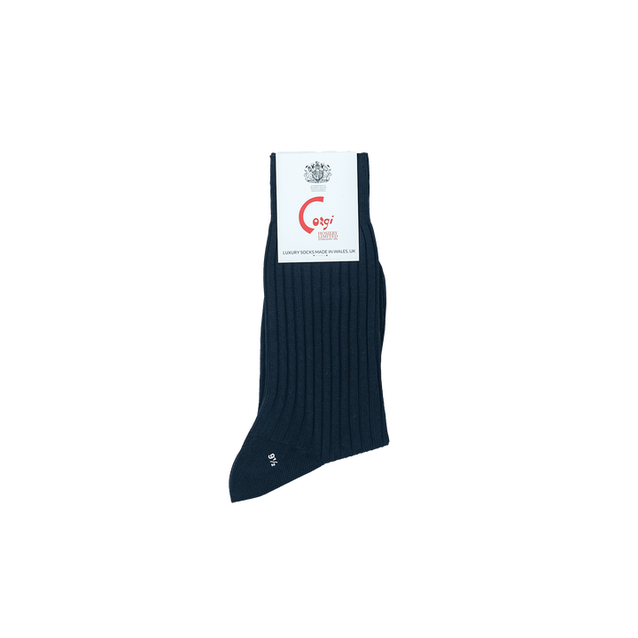 【WOMENS】FINE GAUGE WOMENS SOCKS NAVY