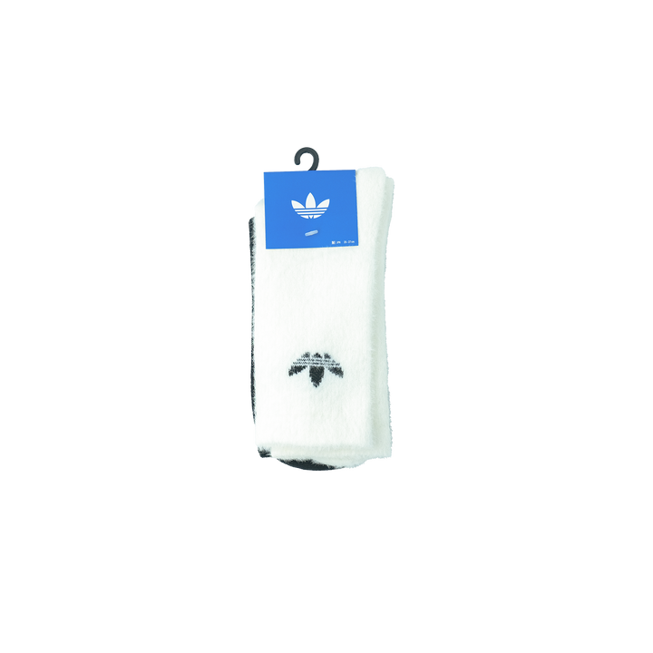 adidas Originals  FLUFFY CR S フラッフィー クルーソックス 2PACK OFF WHITE/BLACK
