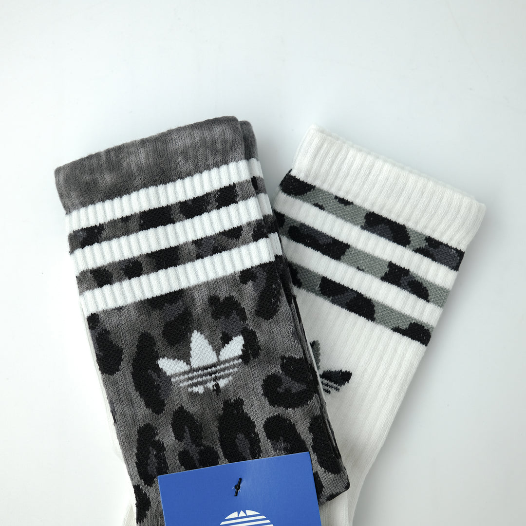 adidas Originals LEO クルーソックス 2PACK CARBON/BLACK