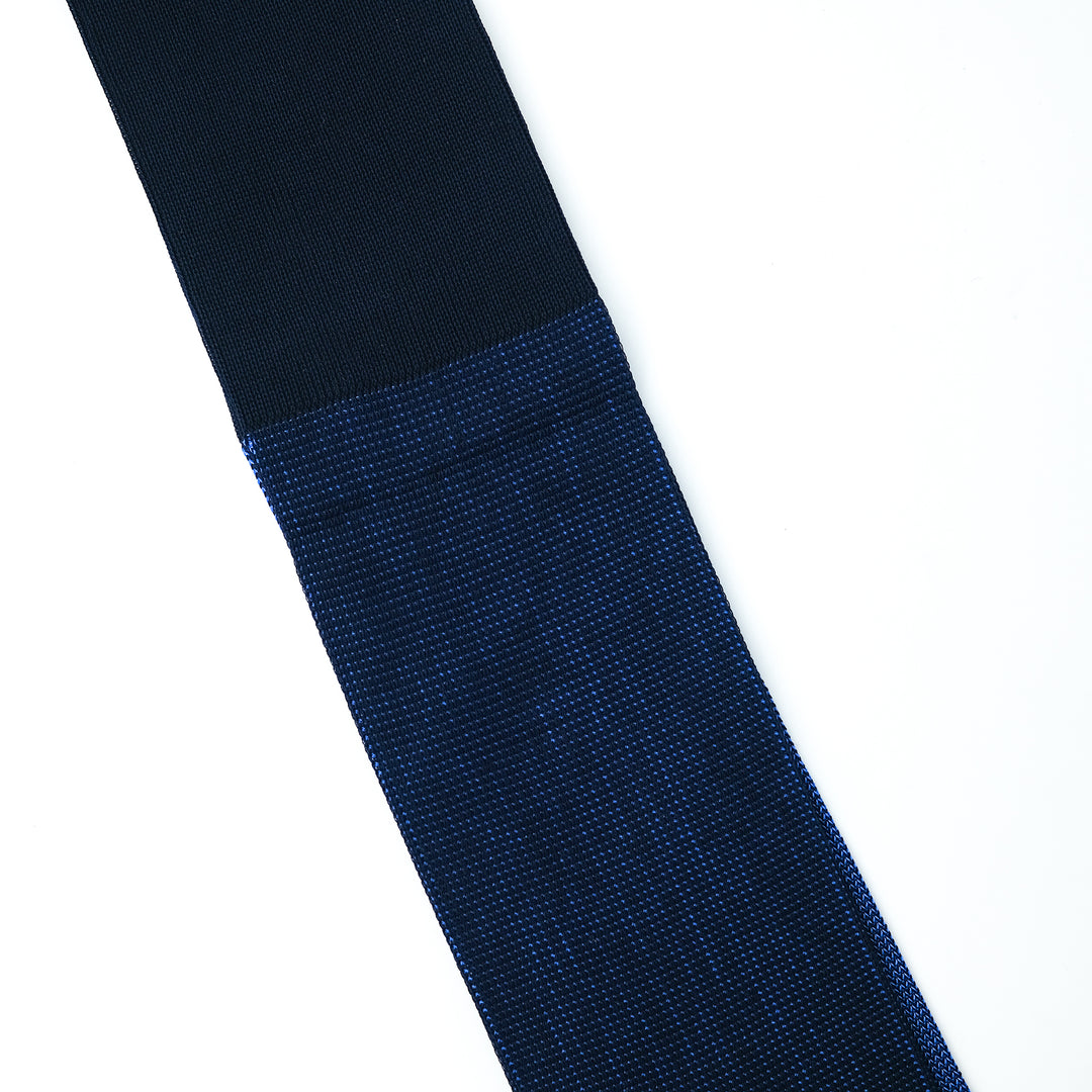 リバーシブルバイカラーロングホーズ NAVY&BLUE