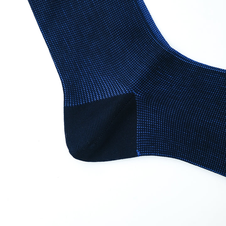 リバーシブルバイカラーロングホーズ NAVY&BLUE