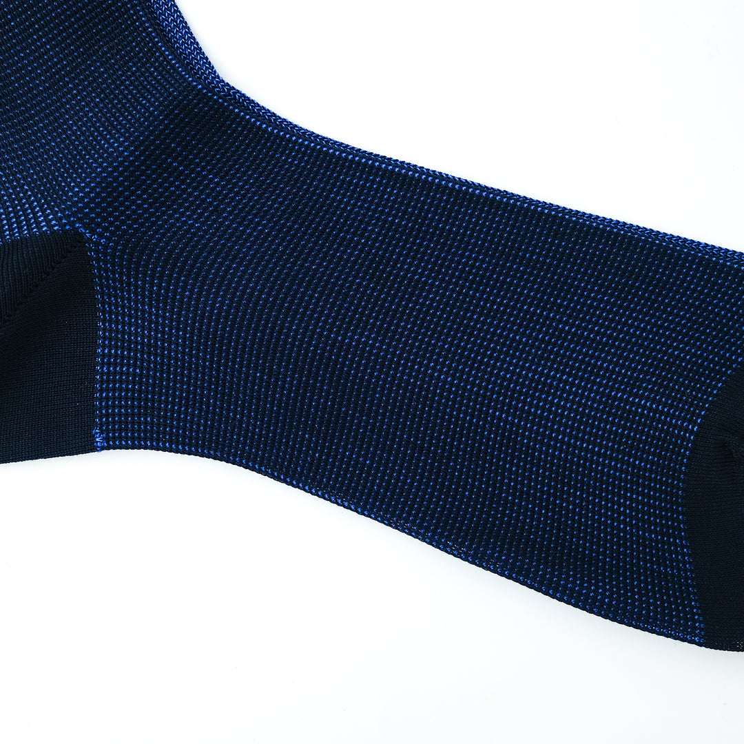 リバーシブルバイカラーロングホーズ NAVY&BLUE