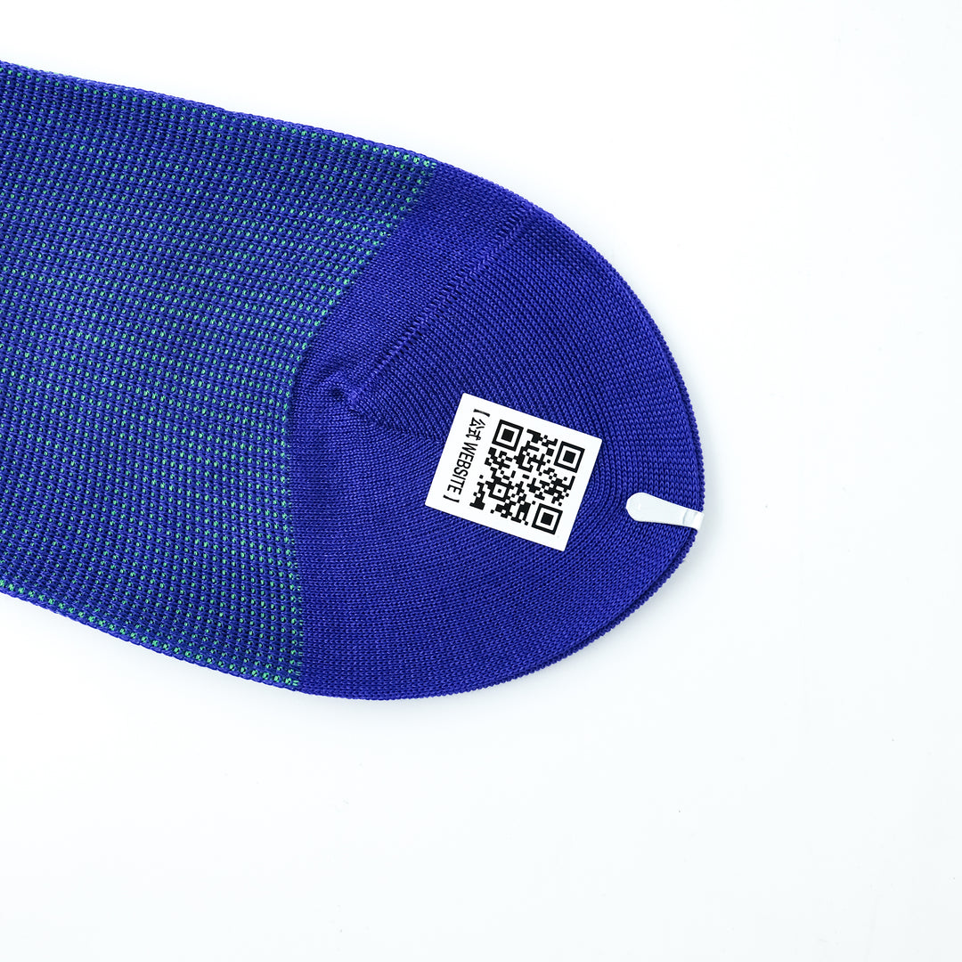 リバーシブルバイカラーロングホーズ PURPLE＆MINT